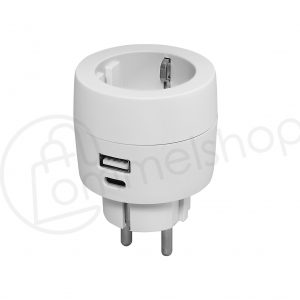 COMMEL-240-801 dugalj USB A+C töltővel