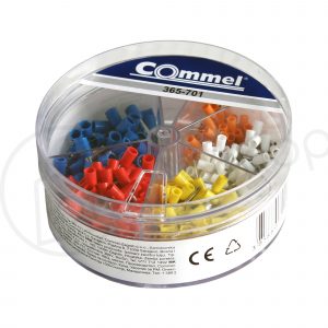 COMMEL-365-701 szigetelt érvéghüvely szett
