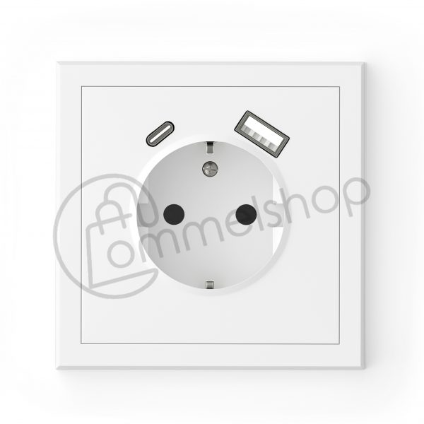 COMMEL-043-519 Csatlakozóaljzat + USB A+C